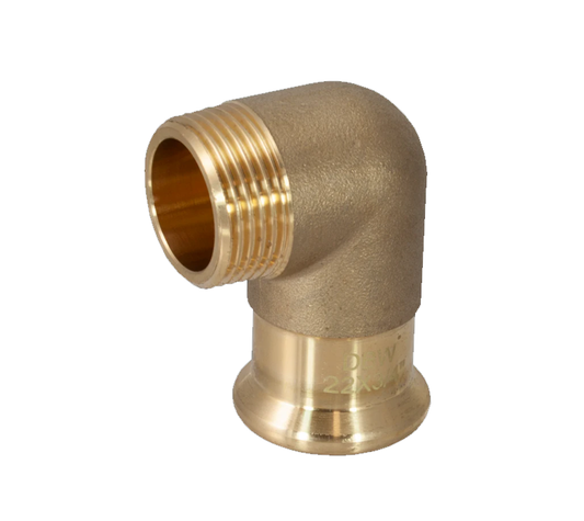 Pegasus PressFit Male Iron Elbow - M-Profile - Gas - 22mm x 3/4" (Pack of 5)