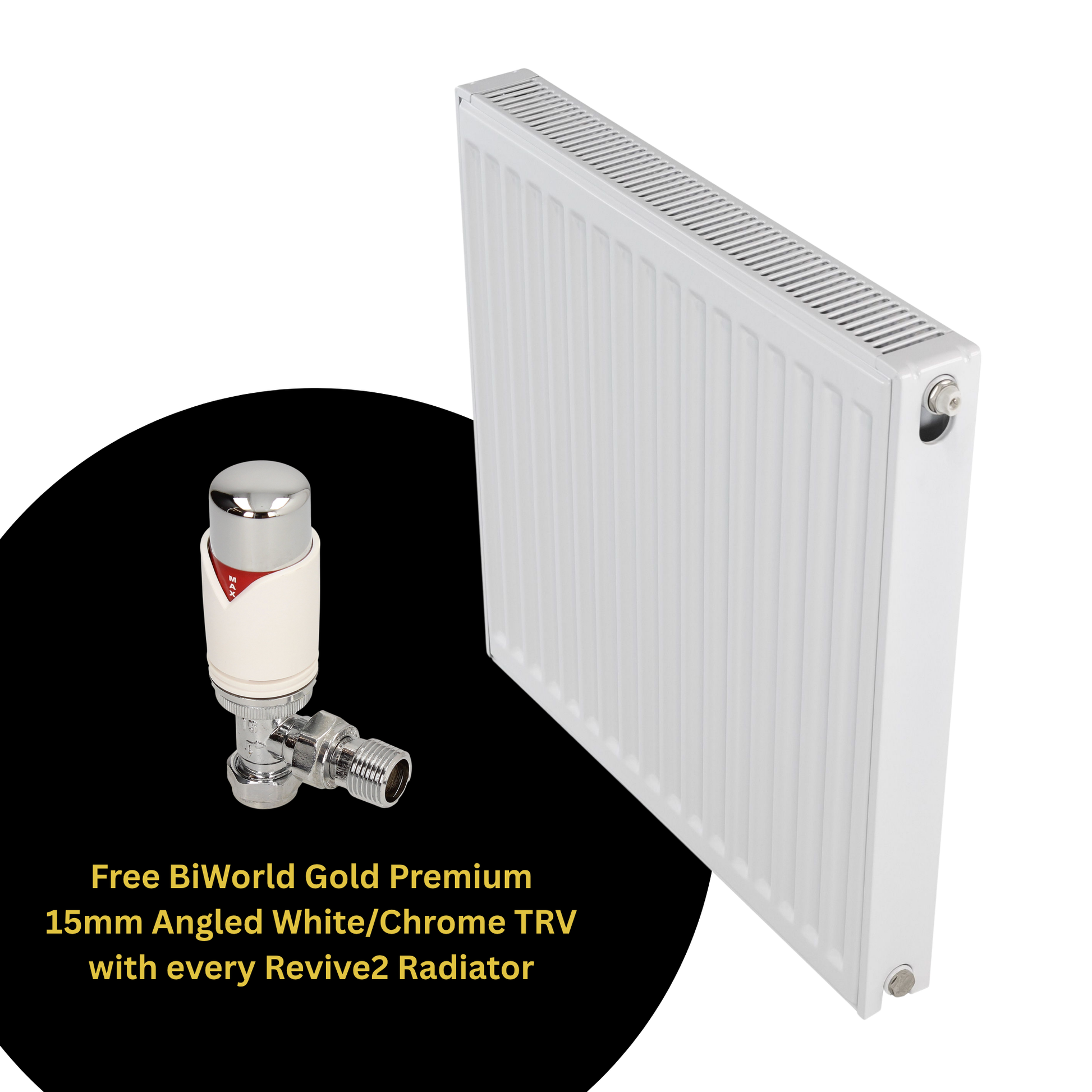 Revive2 Compact Radiator - Double Panel P+ - 700mm x 1000mm
