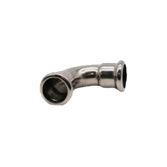 Press Fit Elbow - M Profile - Stainless Steel Water - 28mm