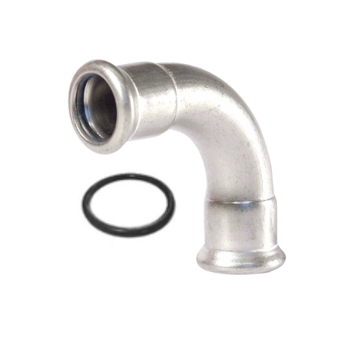 M-Press Fittings - Stainless Steel 316 Water - M-Profile - Press Fit - Equal Elbow - 35mm