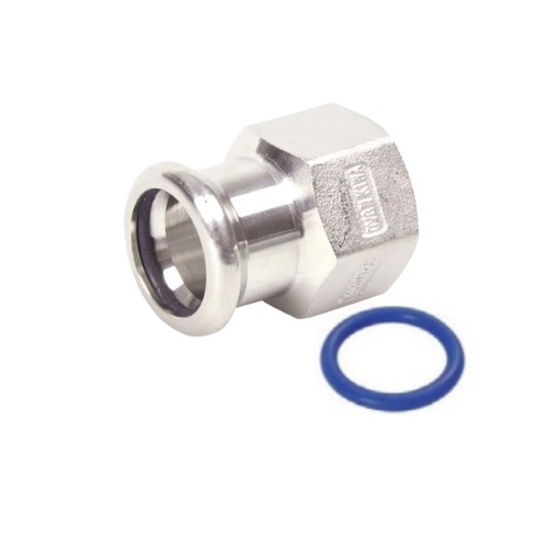 M-Press Fittings - Stainless Steel 316 Steam - M-Profile - Press Fit - Female Iron Coupling - 28mm x 1"