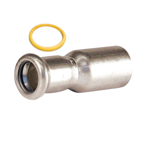 M-Press Fittings - Stainless Steel 316 Gas - M-Profile - Press Fit - Fitting Reducer - 89mm x 28mm