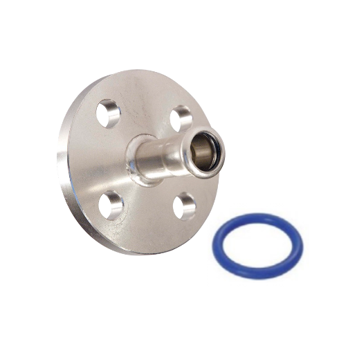 M-Press Fittings - Stainless Steel 316 Steam - M-Profile - Press Fit - Flange (4 Holes) with Press Joint - PN16 - 35mm / DN32