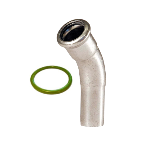 M-Press Fittings - Stainless Steel 304 FKM for Solar, High Temp, Compressed Air & Industrial Heating - M-Profile - Press Fit - Obtuse Street Bend - 22mm