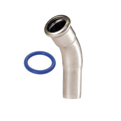 M-Press Fittings - Stainless Steel 316 Steam - M-Profile - Press Fit - Obtuse Street Bend - 15mm
