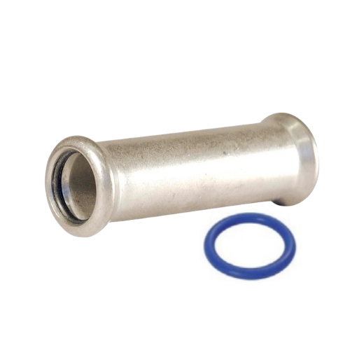 M-Press Fittings - Stainless Steel 316 Steam - M-Profile - Press Fit - Slip Coupling - 42mm