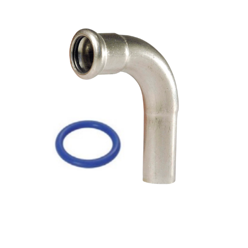 M-Press Fittings - Stainless Steel 316 Steam - M-Profile - Press Fit - Street Elbow - 22mm
