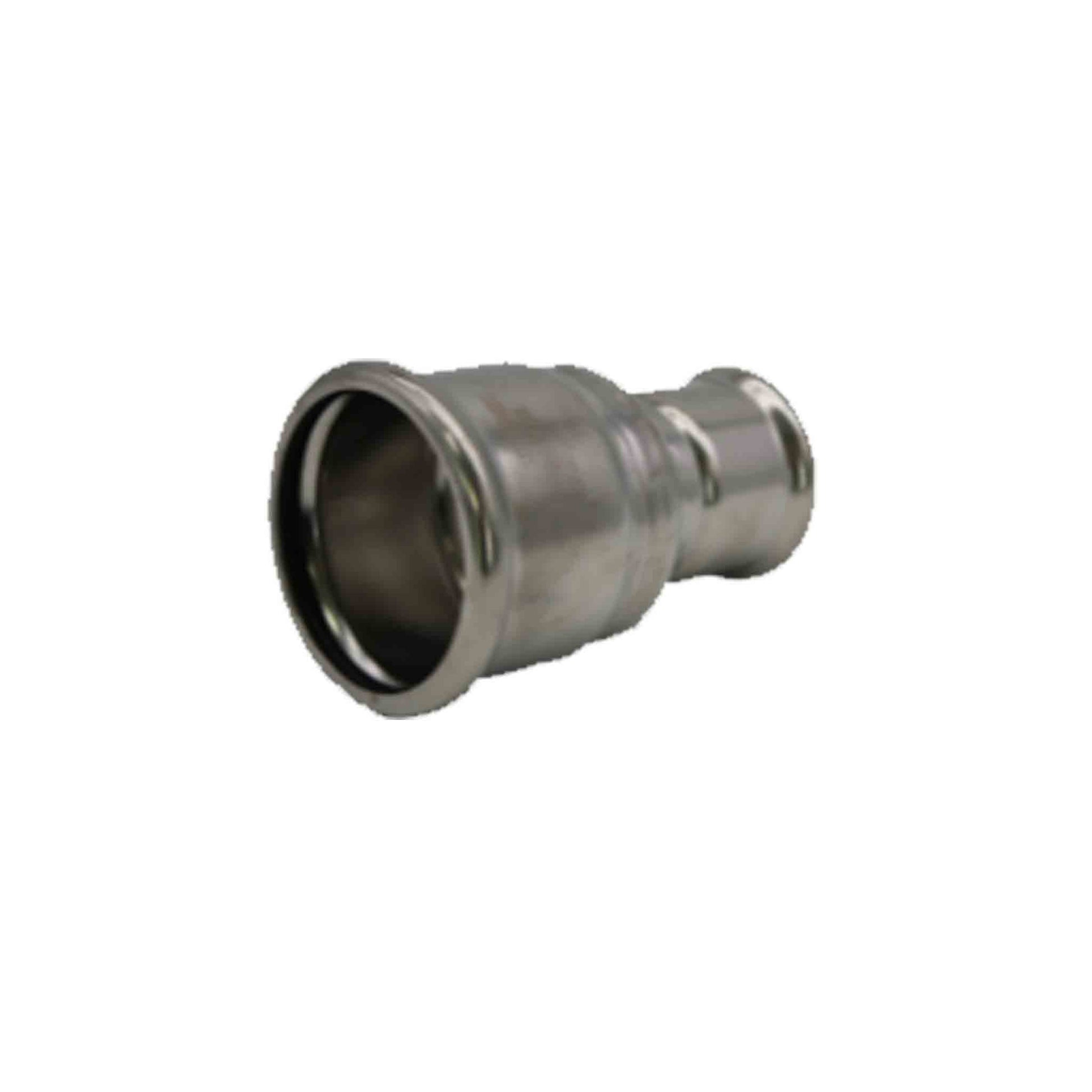 Press Fit Reducing Coupler - M Profile - Stainless Steel Water - 35mm x 22mm