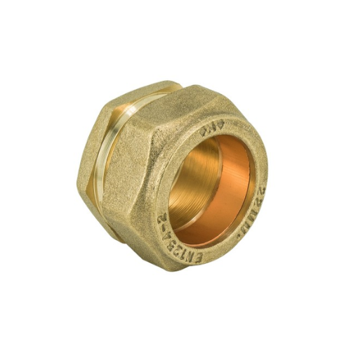 Brass Compression - Stop End - 8mm