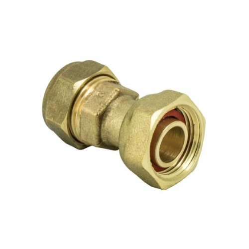 Brass Compression - Straight Tap Connector - 22mm x 3/4"