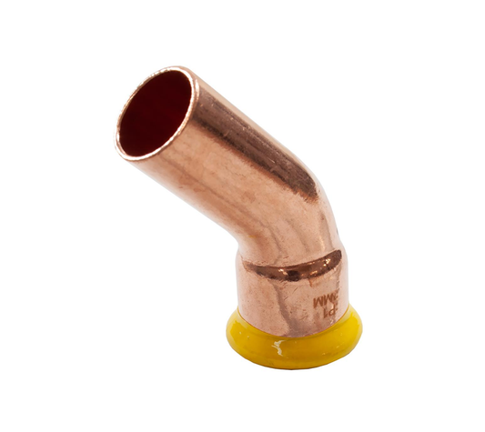Pegasus PressFit Obtuse Street Elbow - M-Profile - Gas - 42mm (Pack of 2)