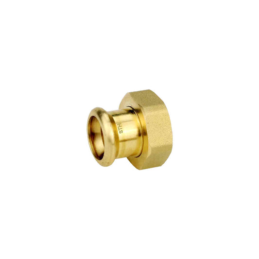 Press Fit Swivel/Tap Connector - M Profile - Water - 15mm x 1/2"