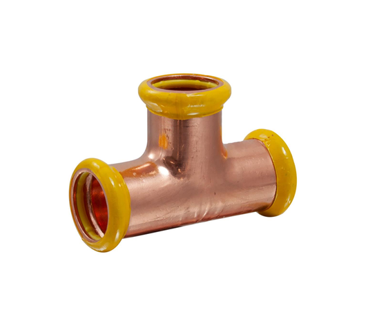 Pegasus PressFit Equal Tee - M-Profile - Gas - 42mm (Pack of 2)